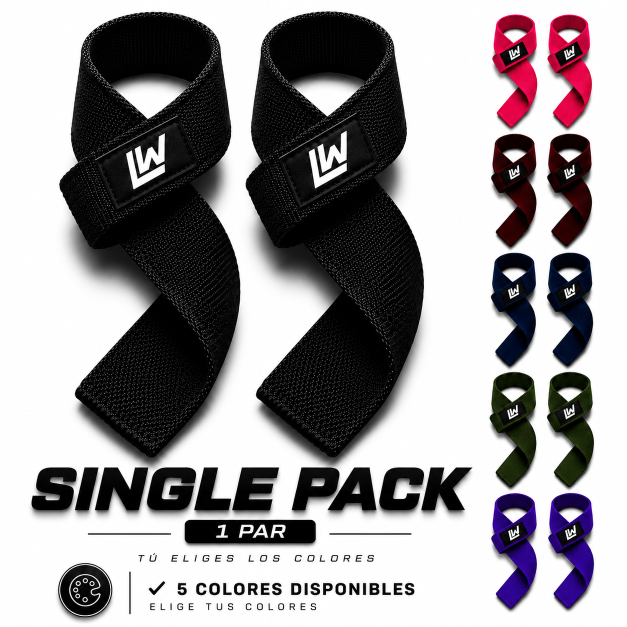 Straps para Gym  | Lifting Straps Single Pack – 1 Par